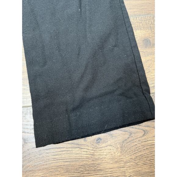 Reformation High Waisted Pleated Wide Leg Trouser Pants Black Sz 6 READ - Picture 9 of 10